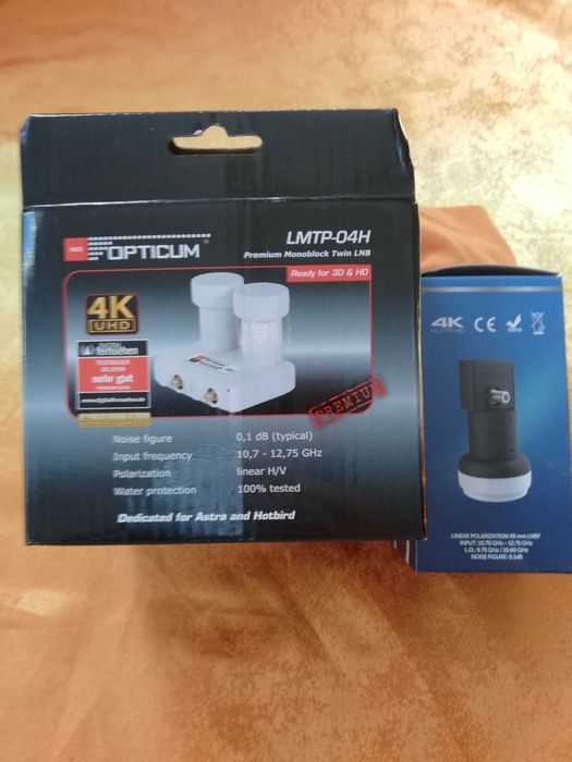 LNB satelit  3D 4k