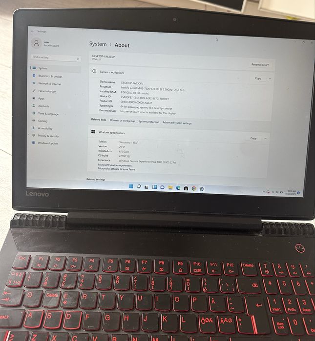 Ofertă! Laptop Gaming Lenovo Legion! Perfect functional!