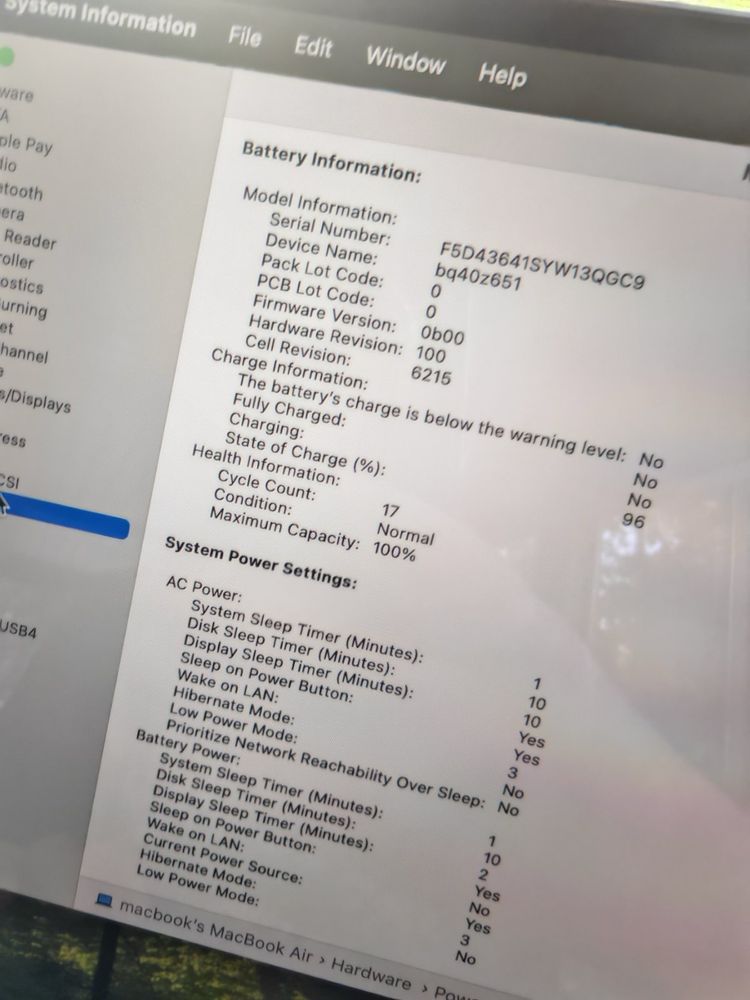 НОВ MacBook Air 13,6” M3 256GB SSD 8GB RAM 24м. ГАРАНЦИЯ