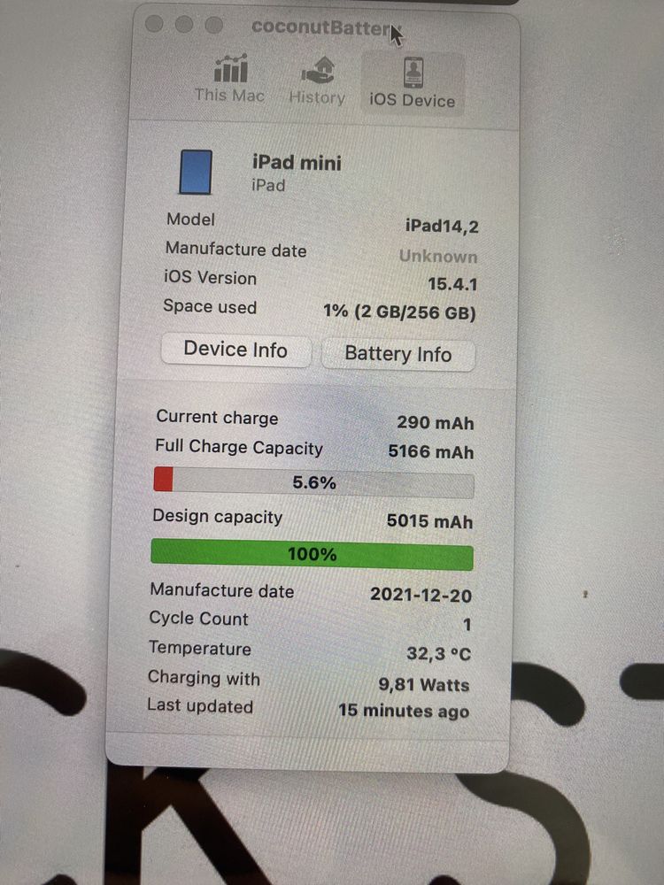iPad Mini 6 256gb sim Pink 5G / LTE