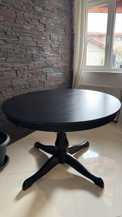 Masa lemn masiv extensibila Ikea