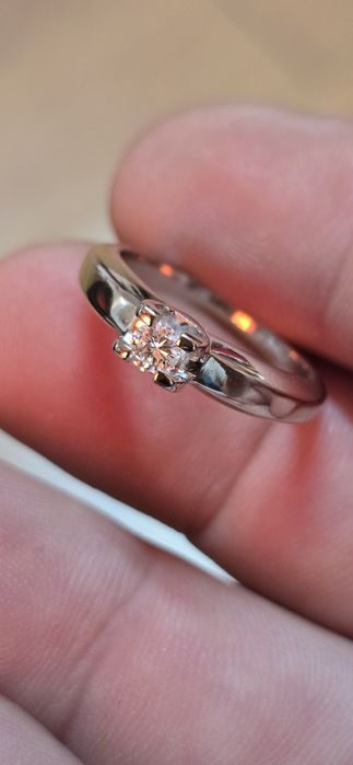 Inel aur 18 k diamant
