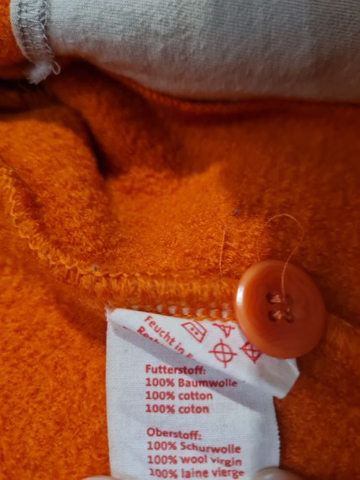 Jachetă lână fiartă merinos Disana