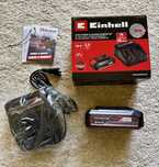 Kit acumulator si incarcator Einhell PXC, 18 V. 2.5Ah, max 720 W