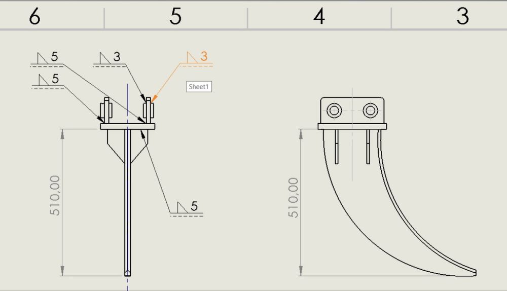 Рипер за багер 1-3 тона