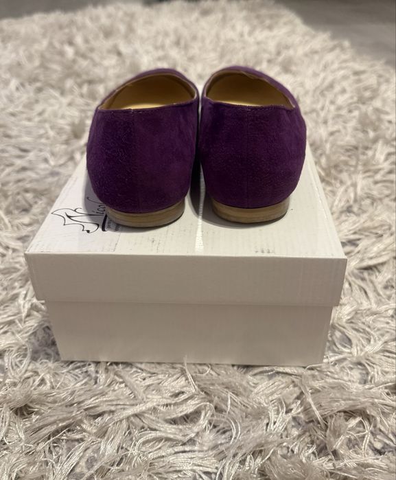 Balerini piele intoarsa-mov-37