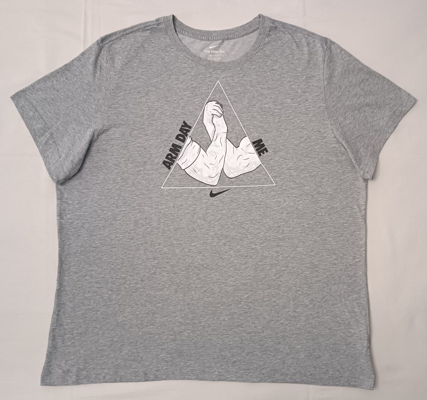 Nike DRI-FIT Arm Day Tee оригинална тениска 2XL Найк памук фланелка