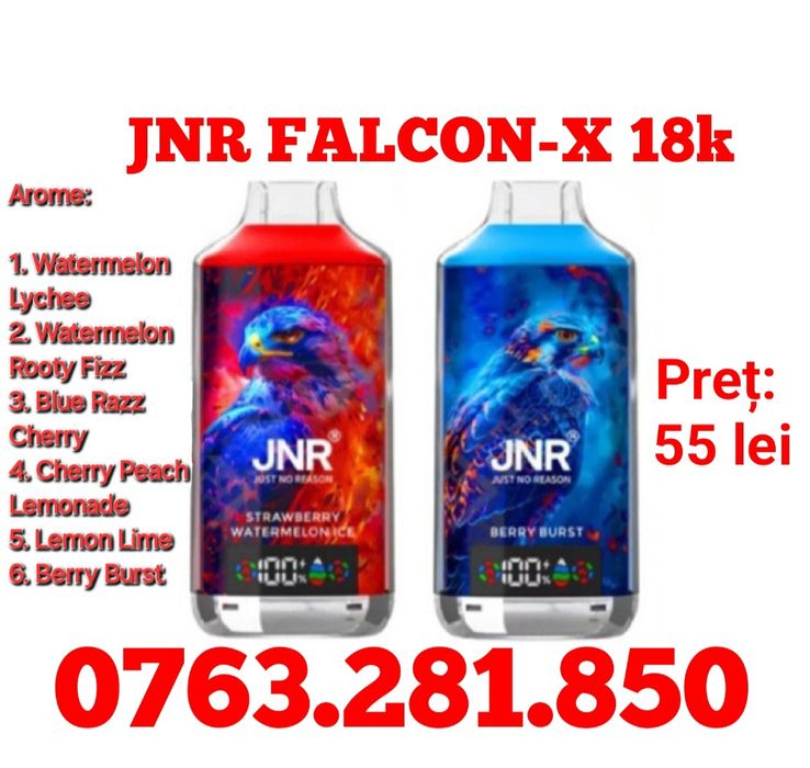 JNR FALCON-X 18k Vape-uri originale și sigilate