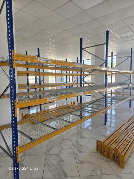 Rafturi metalice profesionale depozitare europaleti sau manual