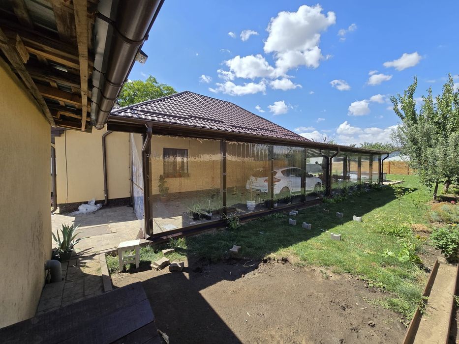 Folie Cristal clear transparenta premium terase, terasa, foișor