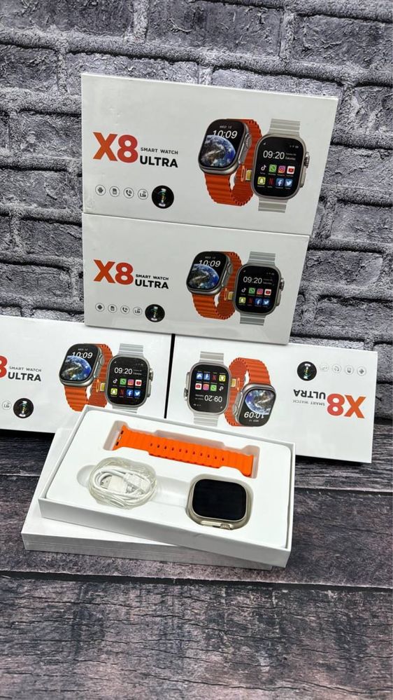 X8 ultra с симкой ; часы с камерой;умные часы