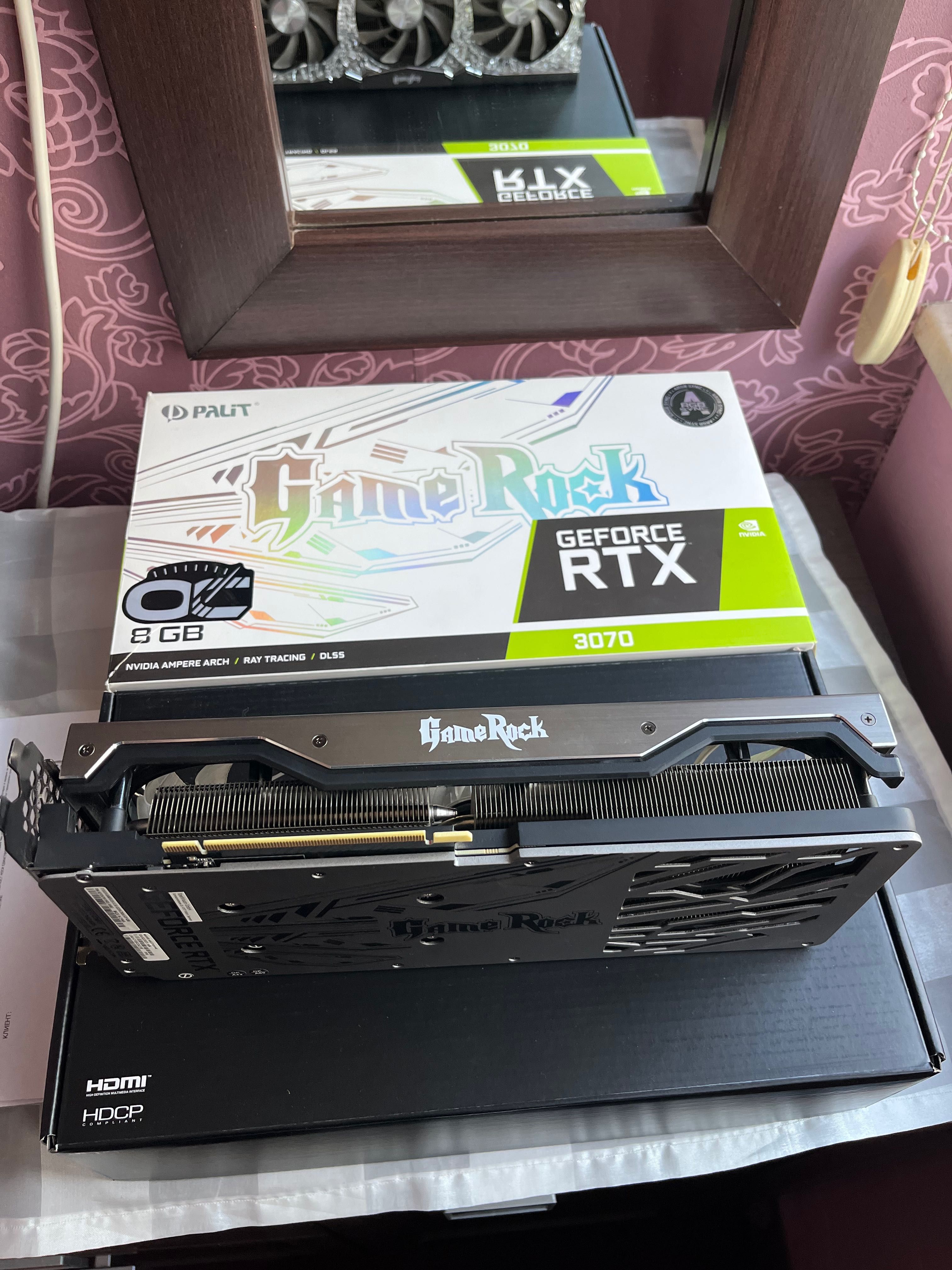 Видеокарта Palit RTX3070 8GB GDDR6 GameRock OC