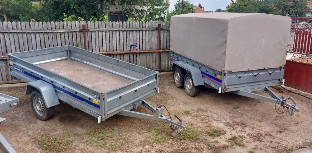 DE INCHIRIAT Platforma 2 AXE 2T 4m / 1 AXA 1,5T 3,5m / Remorca 750 kg