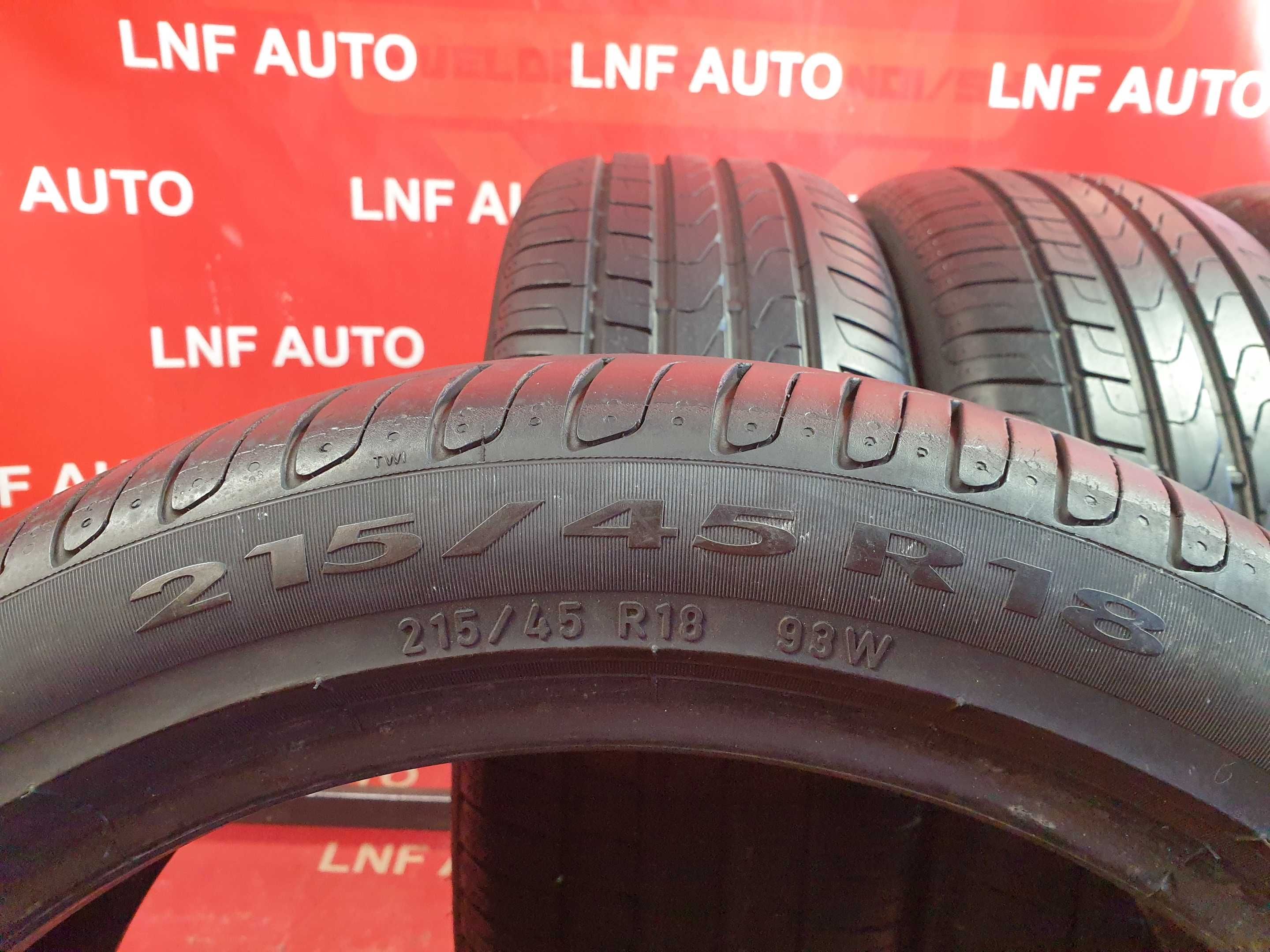 Anvelope de VARA - 215/45/18 - PIRELLI - 7.74 MM - DOT 2015 !