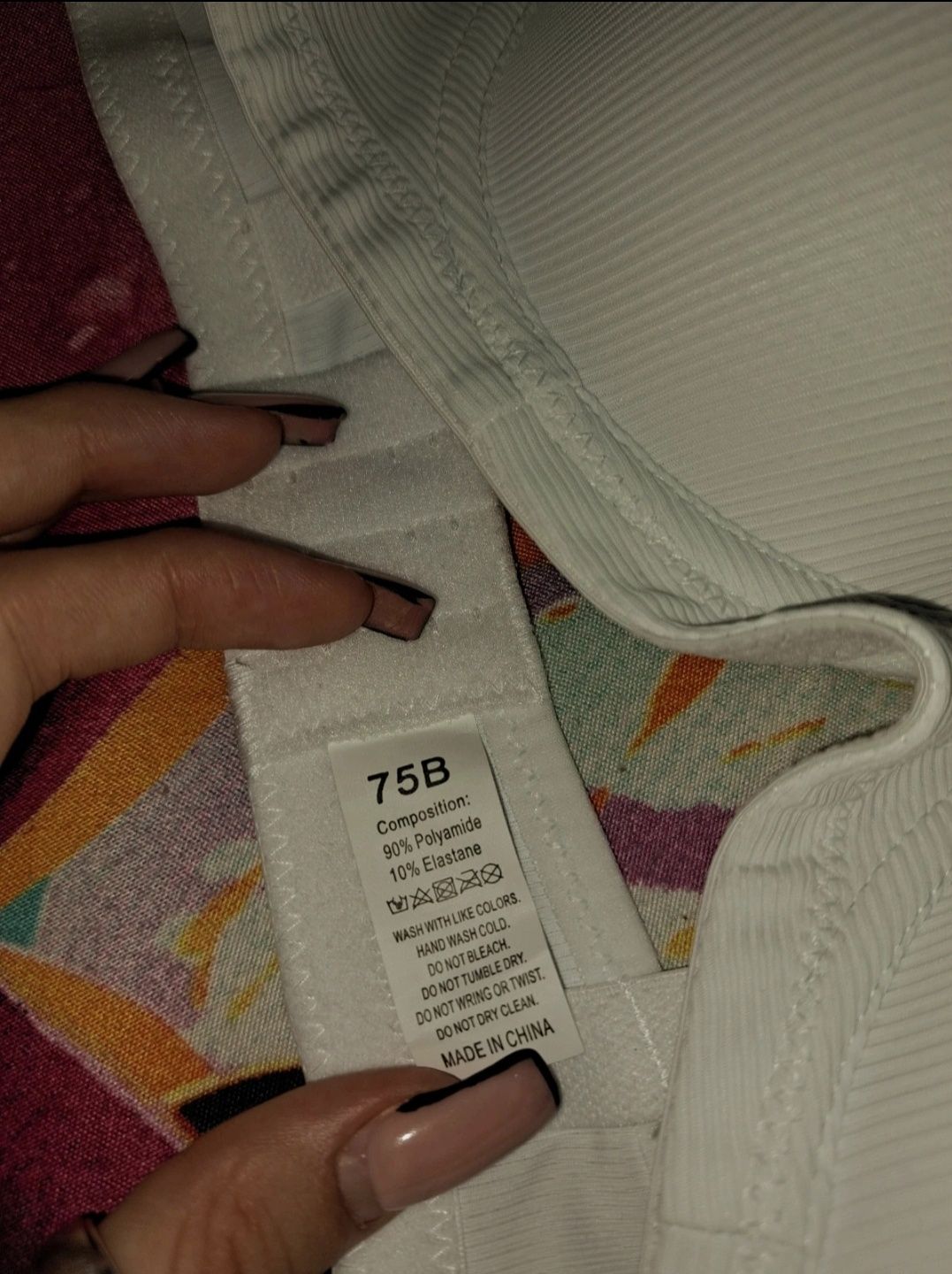Sutien alb Shein