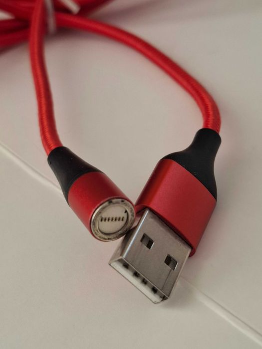 USB кабел за зареждане на телефон, магнитен конектор USB,  1 и 3 метра