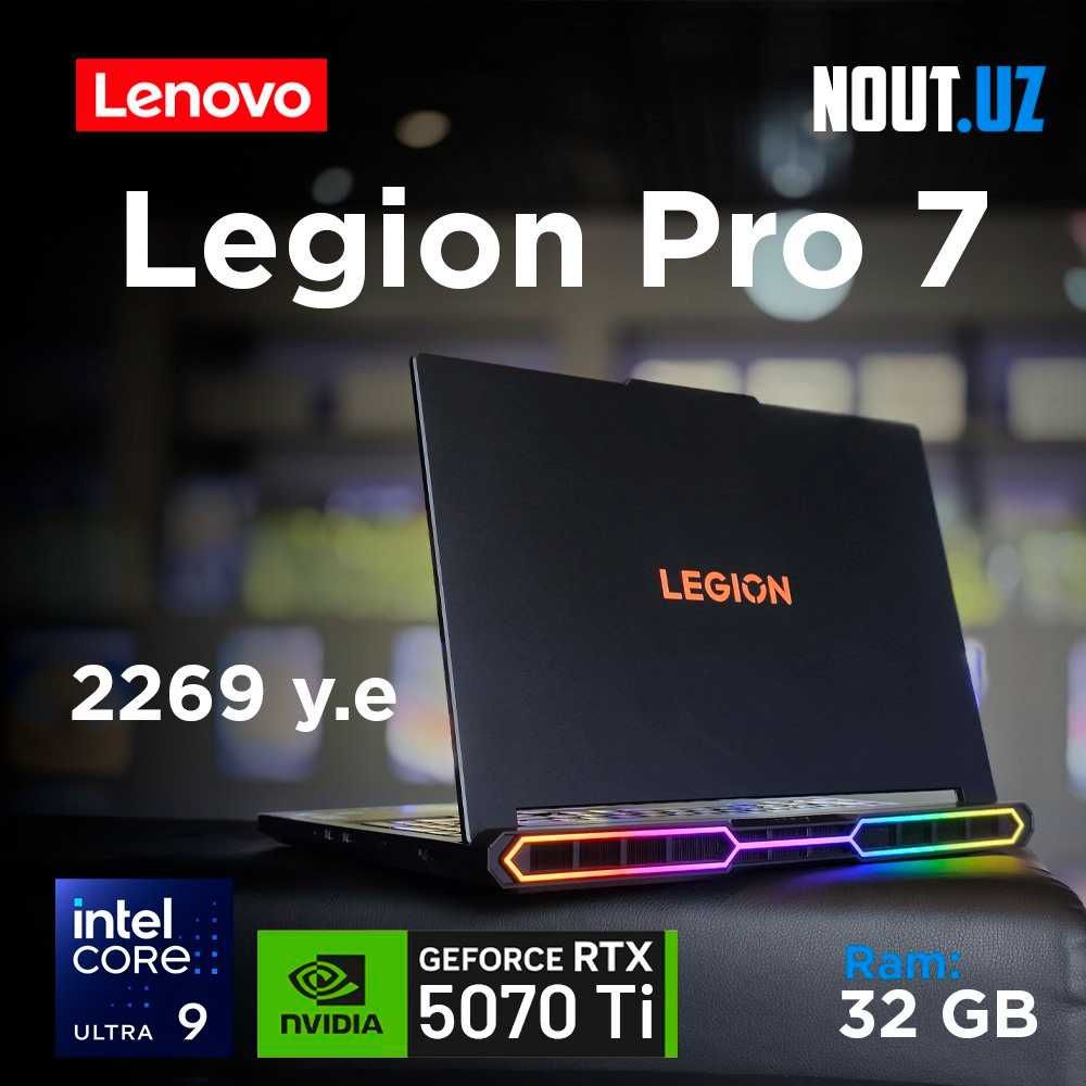 Lenovo Legion Pro7 U9-275HX,32GB,1TB,RTX5070Ti OLED Магазин Nout.uz