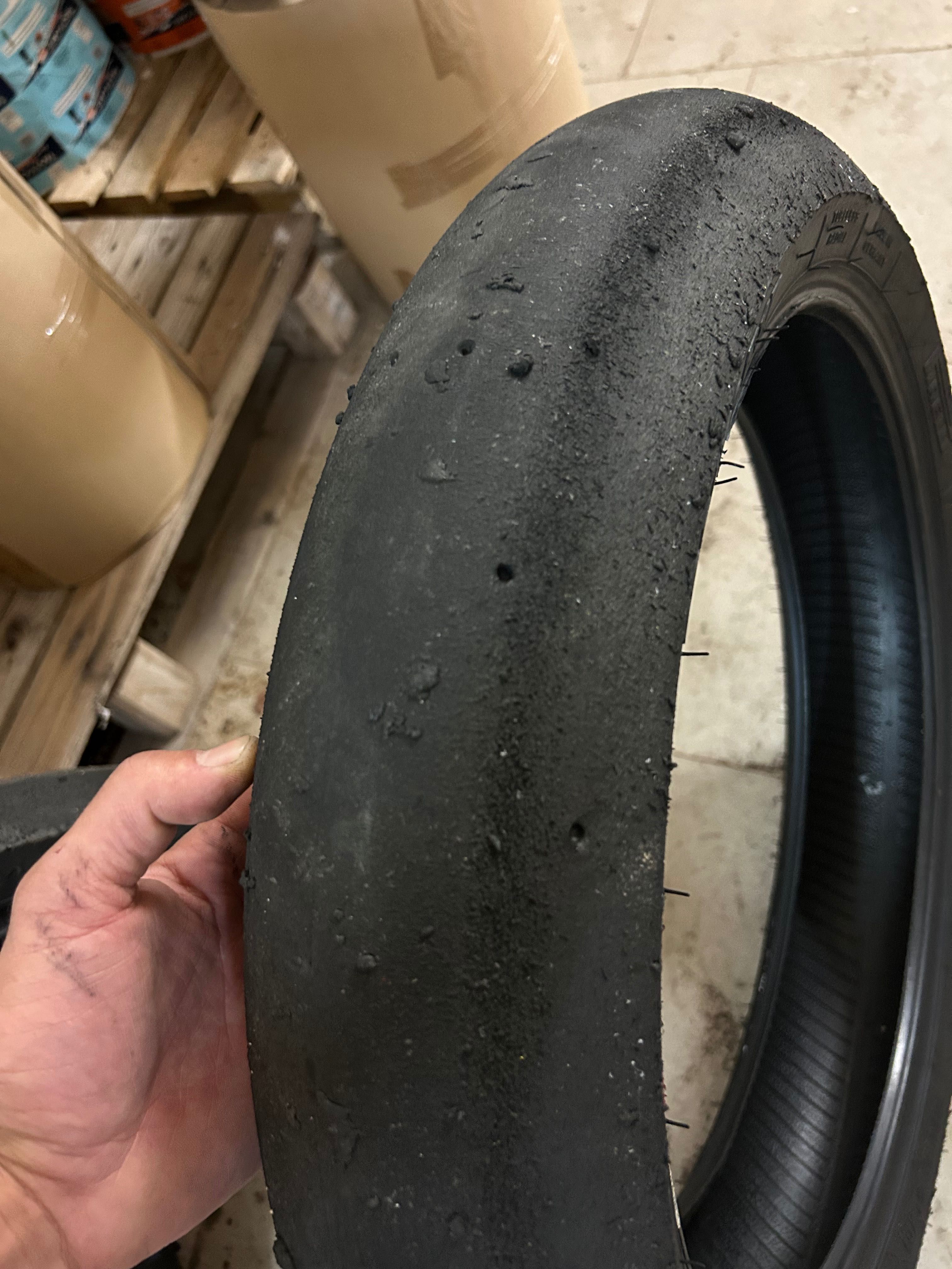 Pirelli Dunlop slicks
