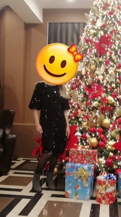 Вечернее платье с паетками, новогоднее