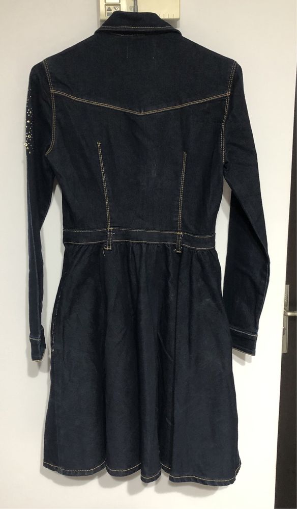 Rochie blugi marime xs rochie blugi xs rochie denim sarafan blugi xs