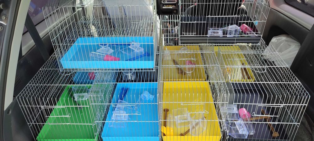 Чисто нови кафези със два отвора за мътилник