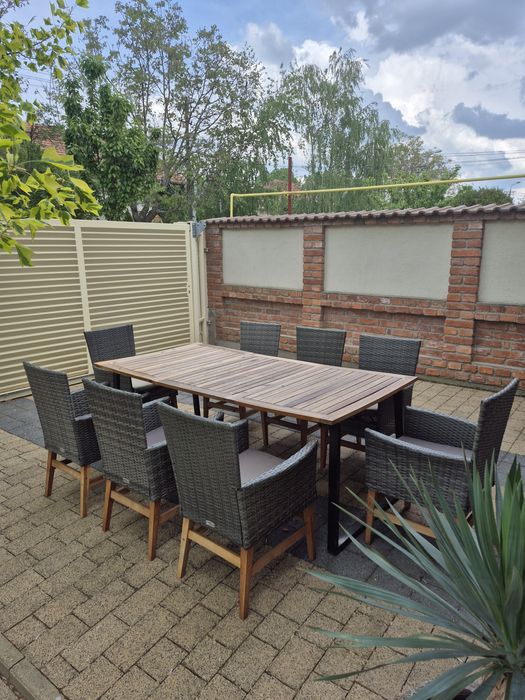 Masa + 8 scaune terasa