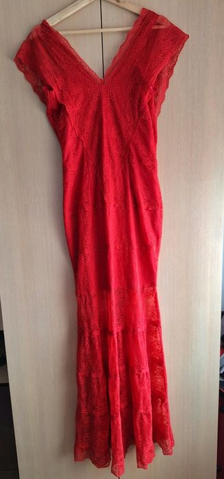 Rochie dantela rosie