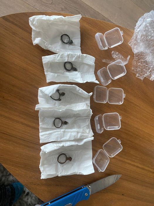 Inele vechi din bronz