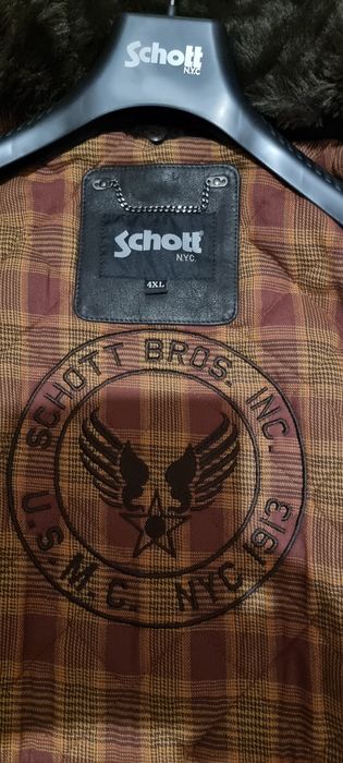 Geaca piele Schott XXL