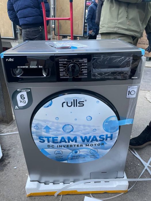 Kir yuvish mashinasi rulls garantiya  ustanovka bor dastavka tekn