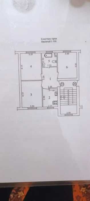 Продаётся 3-ком квартира, Кирпич, Карасу, ТТЗ, Геофизика