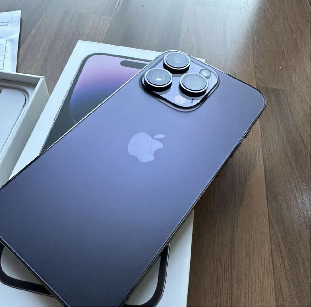 Iphone 14 Pro Max 128gb Deep Purple като нов Гаранция