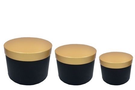 Set de 3 cutii pentru aranjamente florale, trandafiri din sapun