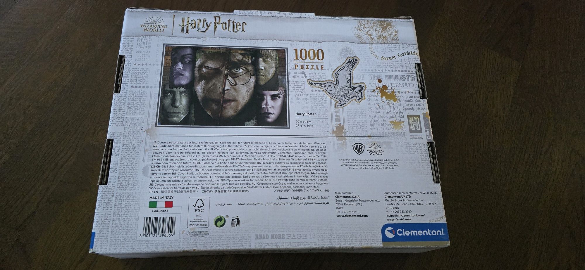 Vand Puzzle.Harry Potter 1000 piese nou sigilat