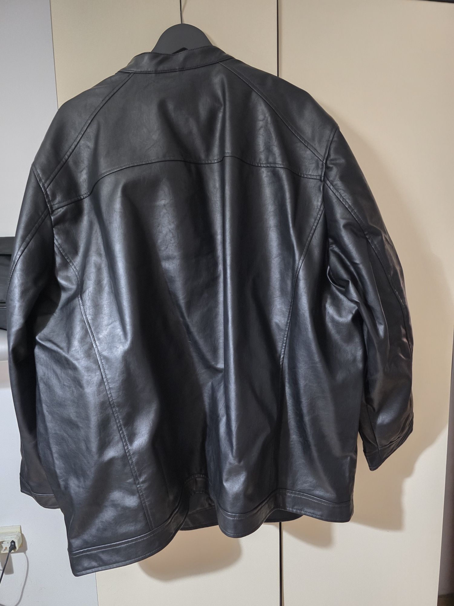 Мъжко кожено яке Jack&Jones 148 см гръдна обиколка ново