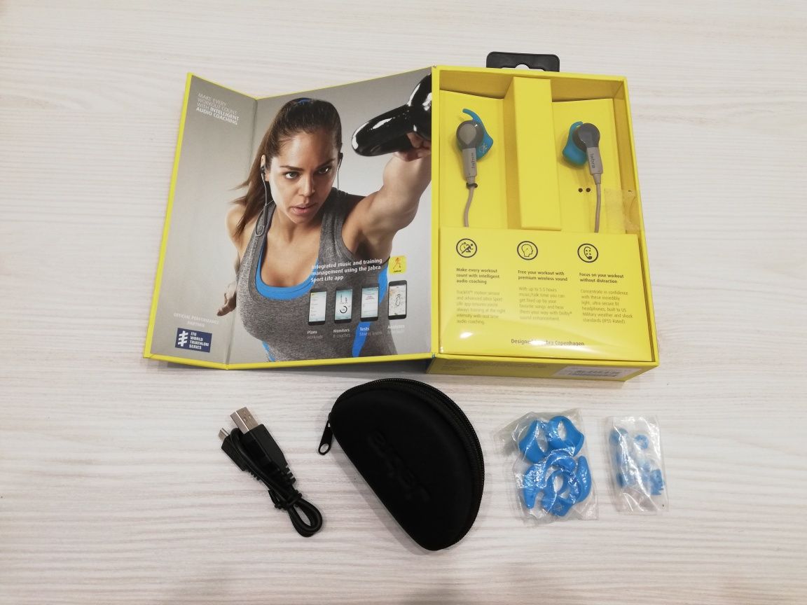 Слушалки in-ear Jabra Sport Coach, сини, за части