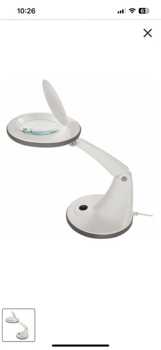 Lampa inelara cu lupa 100 mm .