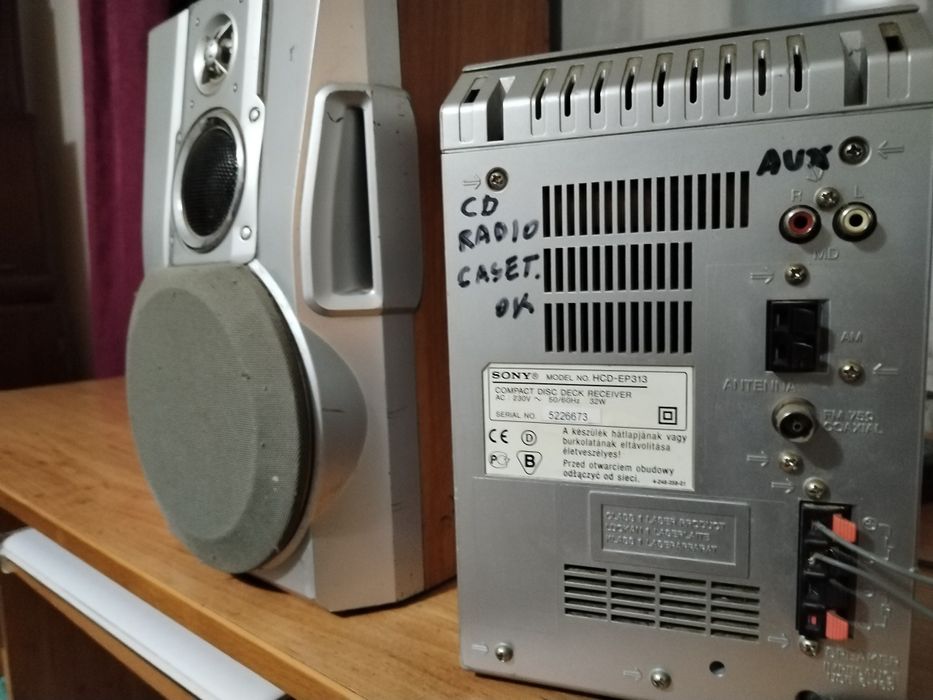Combina Sony Hcd-ep313 stereo
