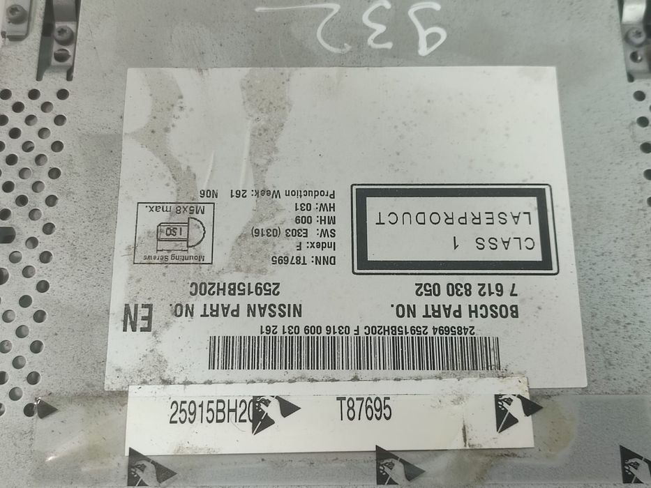 Navigatie 25915BH20C Nissan Qashqai 1 J10 [facelift] [2010 - 2014] 1.