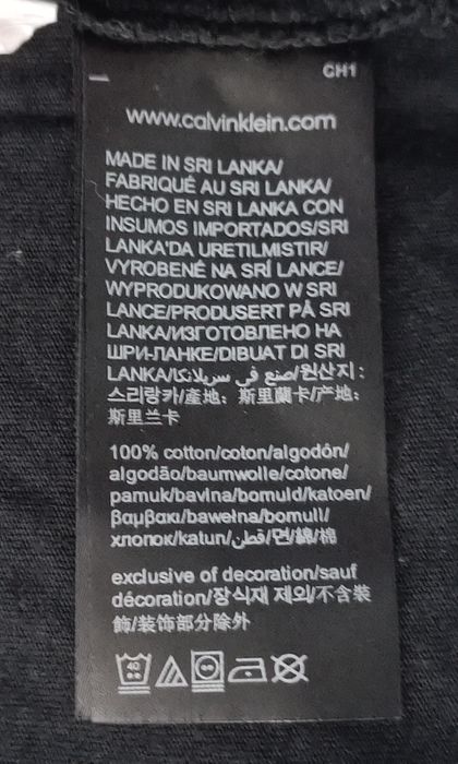 Calvin Klein Jeans оригинална тениска XS памучна фланелка