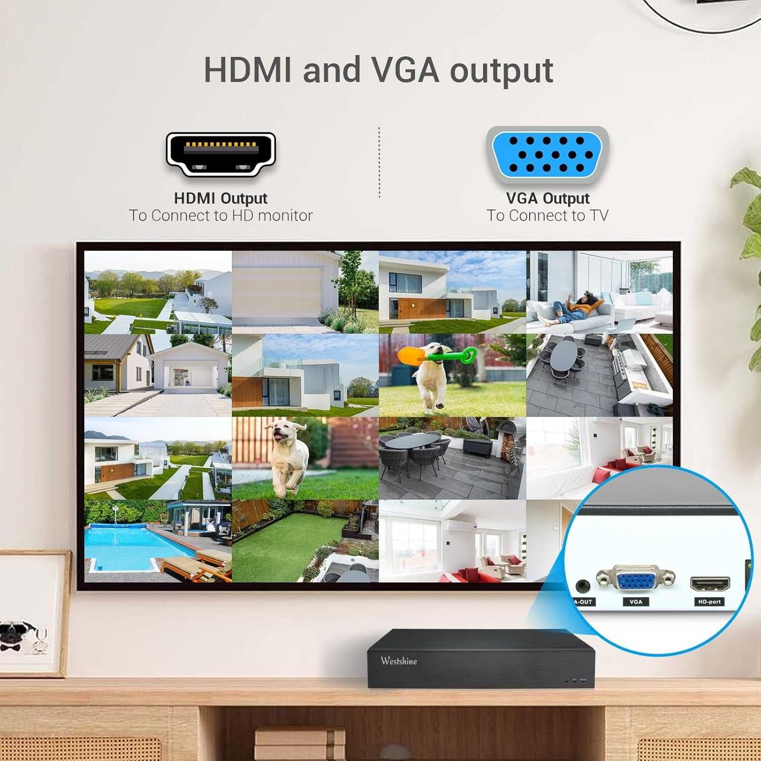 НОВ 16-канален видеорекордер 4K NVR - 4K/5MP WESTSHINE WS-N1216-4/k