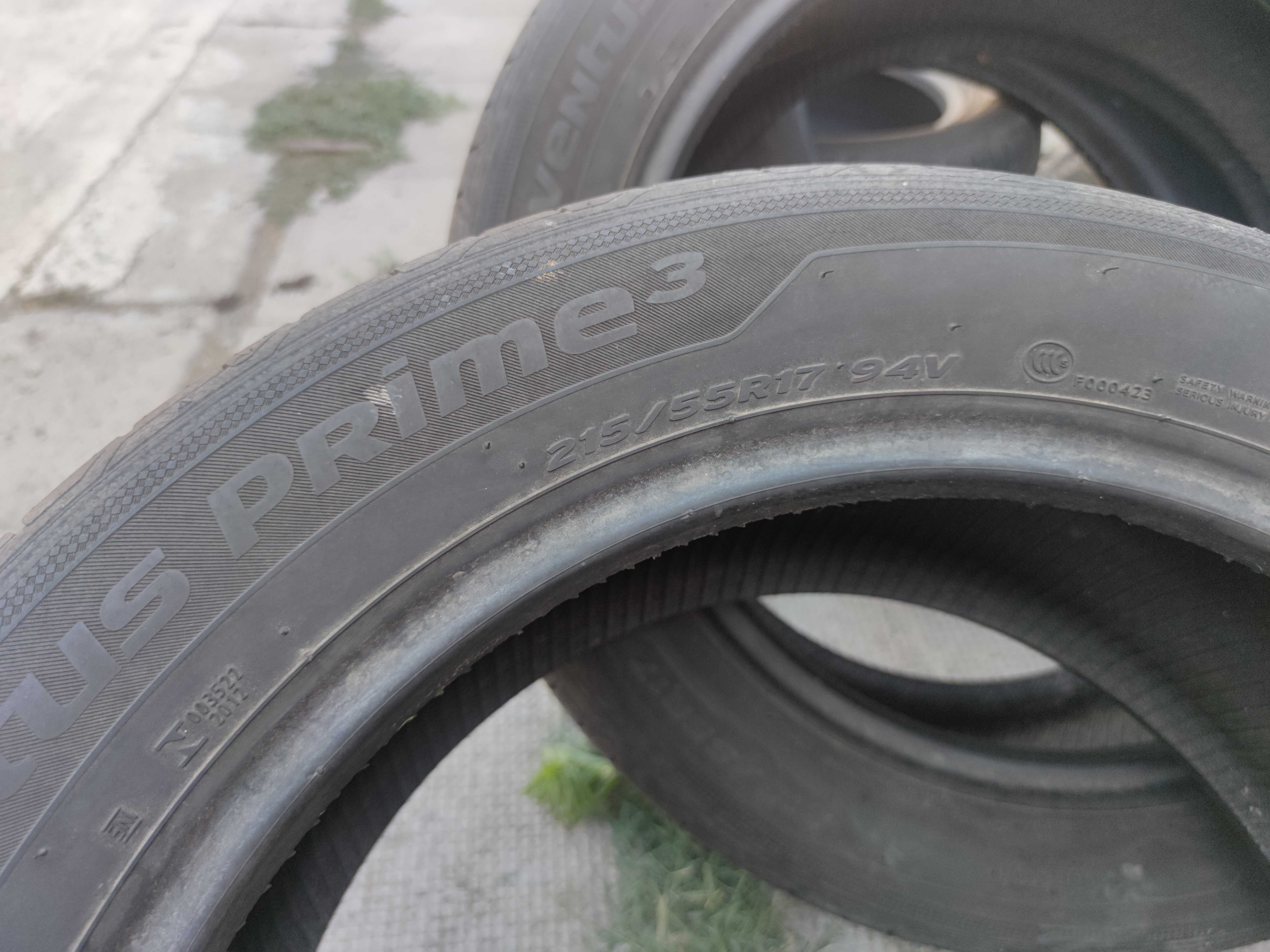 4бр Летни Гуми 215 55 17 - Hankook