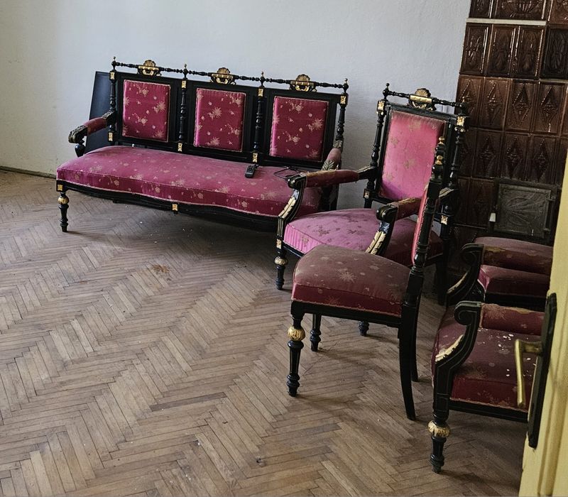 Set hol stil canapea, fotolii, scaun