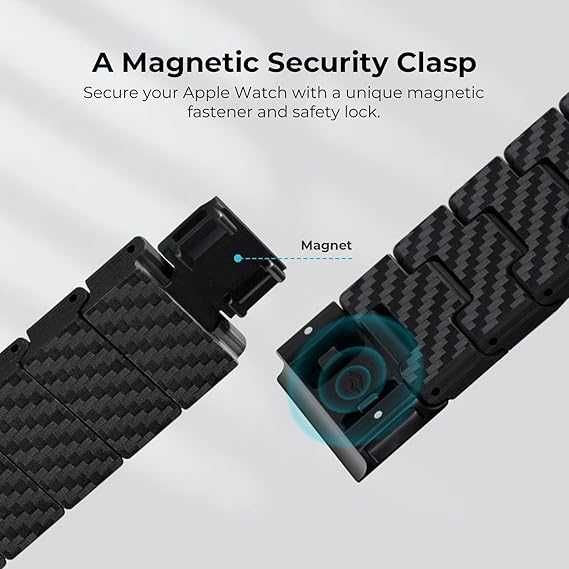 Ремешок Pitaka Apple Watch — арамид и карбон 42/44/45/49 мм. Доставка