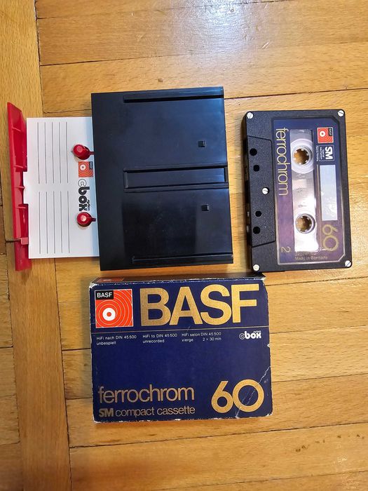 caseta BASF Ferrochrom Xbox / TEAC Cobalt 52 Metal