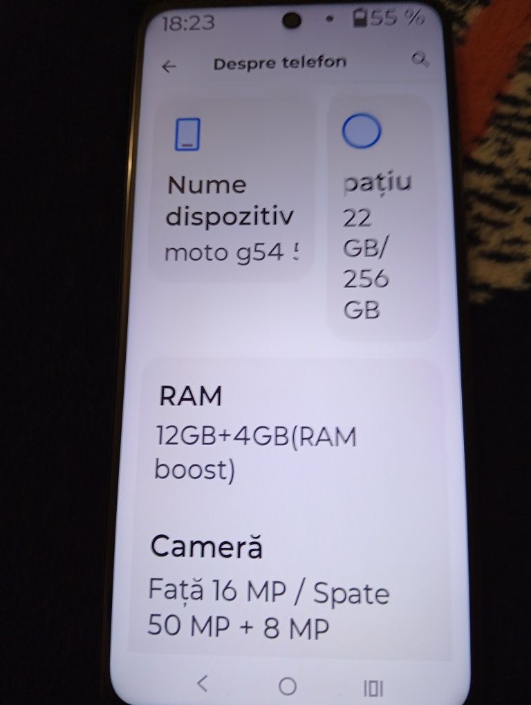 Moto g 54 5g 12GB RAM 256GB memorie interna Power Edition