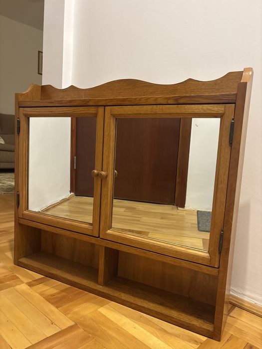 Dulap lemn natural masiv (stejar) 77x68x12