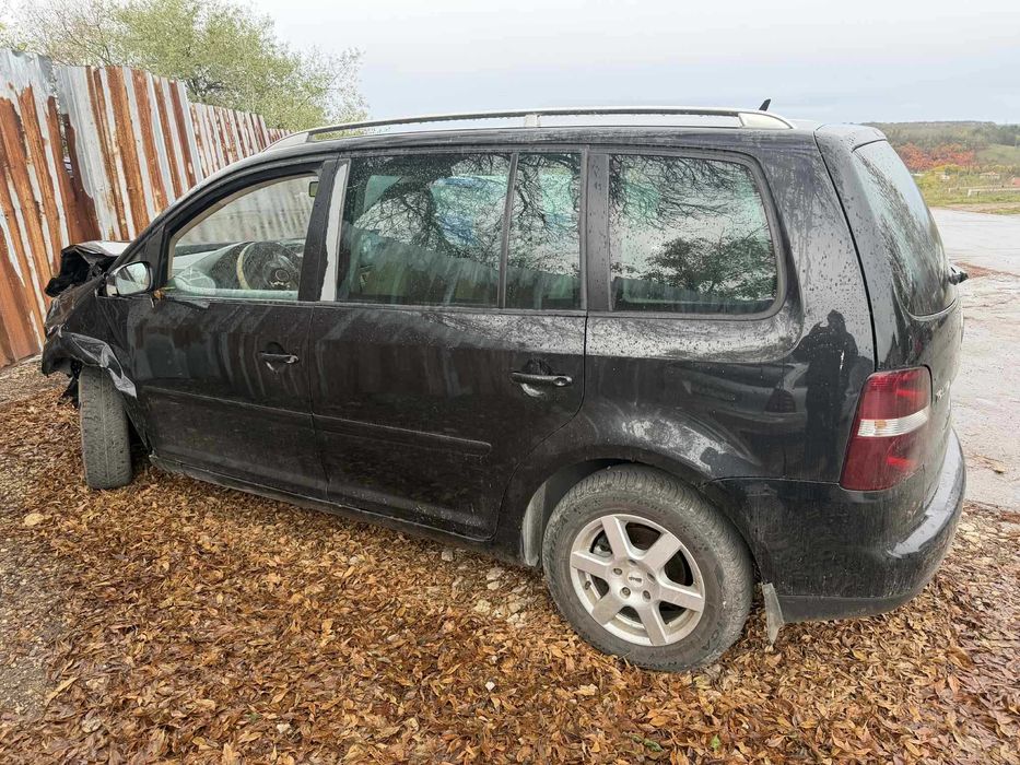 vw touran 2.0 tdi bkd на части кожа нави тоаран