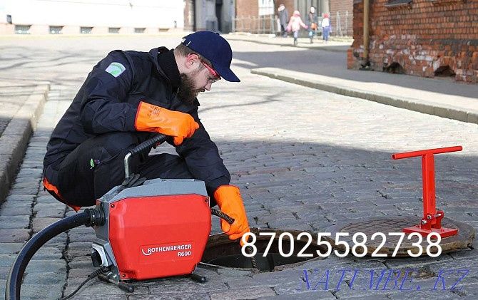 Прочистка канализаций устранение засоров крот телеинспекция эндоскоп