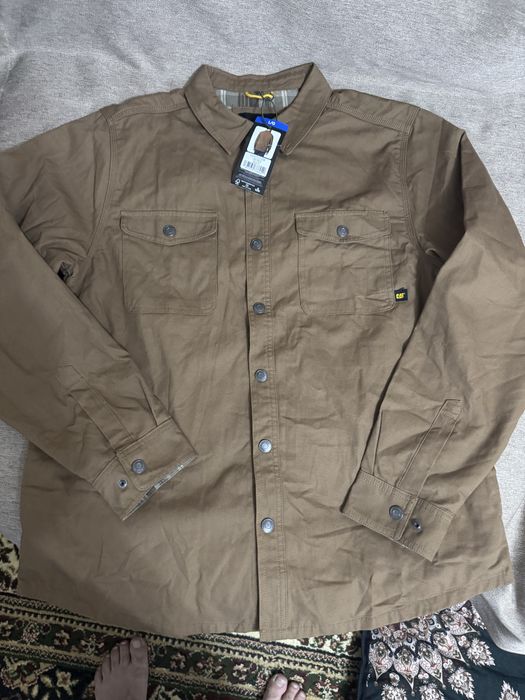 Мужская рубашка ( утепленная) от бренда CAT original